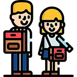 ícone Melhora no desempenho escolar